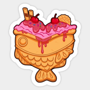 Taiyaki Love Sticker